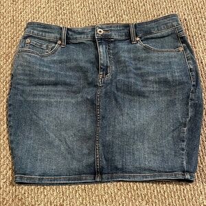 Mini Vintage Stretch Denim Skirt size 12 torrid